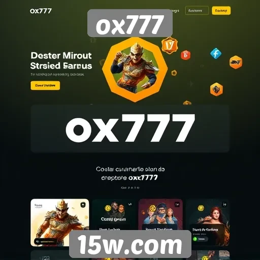 Análise do design e usabilidade do site ox777